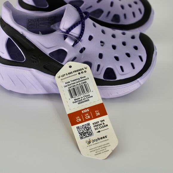 Joybees Trekking Slip On Shoe Girls Size C9 in Pastel Lilac NEW - Picture 8 of 8